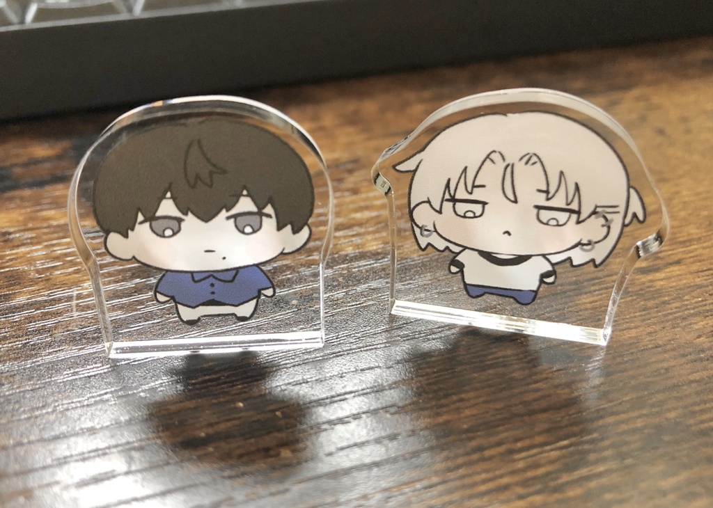 泉月と聡一ミニアクスタ