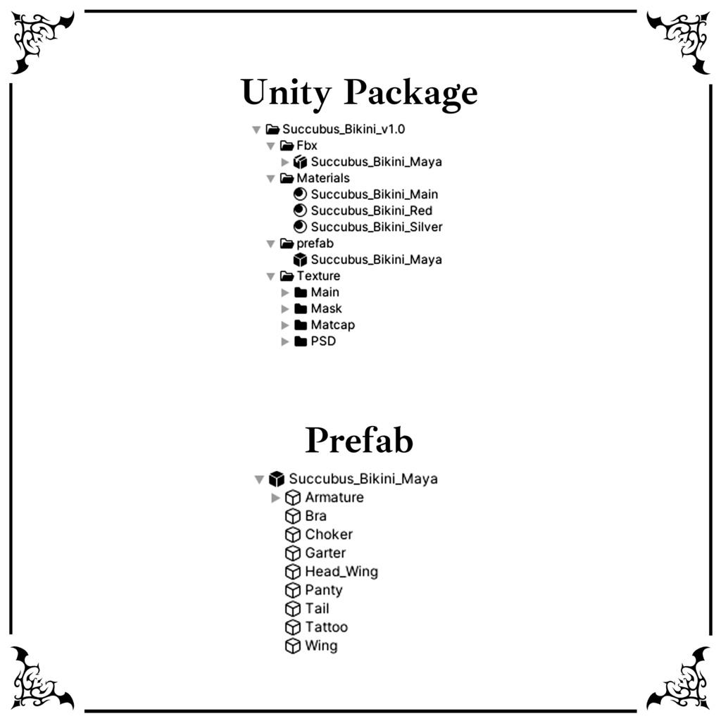 【Succubus Bikini】 17-Avatars