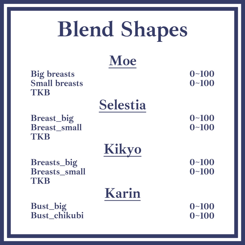 【Sera Bikini】 4-Avatars