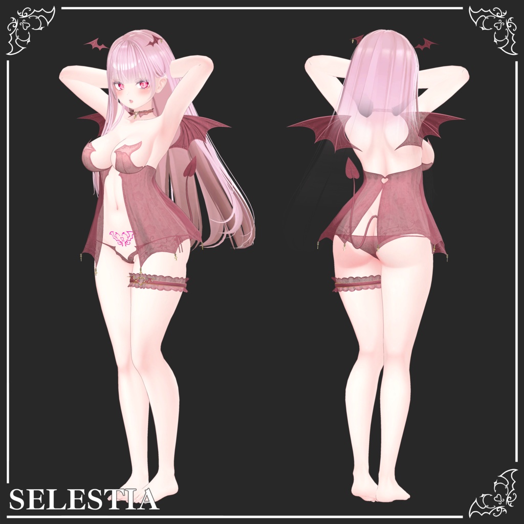 【Succubus Lingerie】 6-Avatars