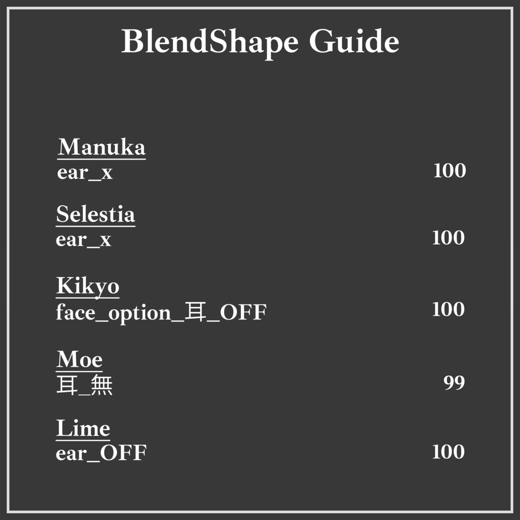 【Elf Ears】 5-Avatars