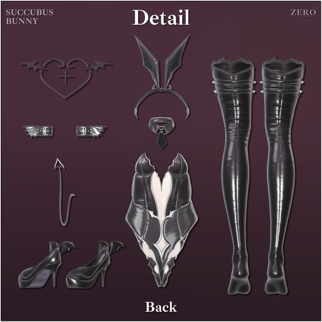 【Succubus Bunny】 4-Avatars