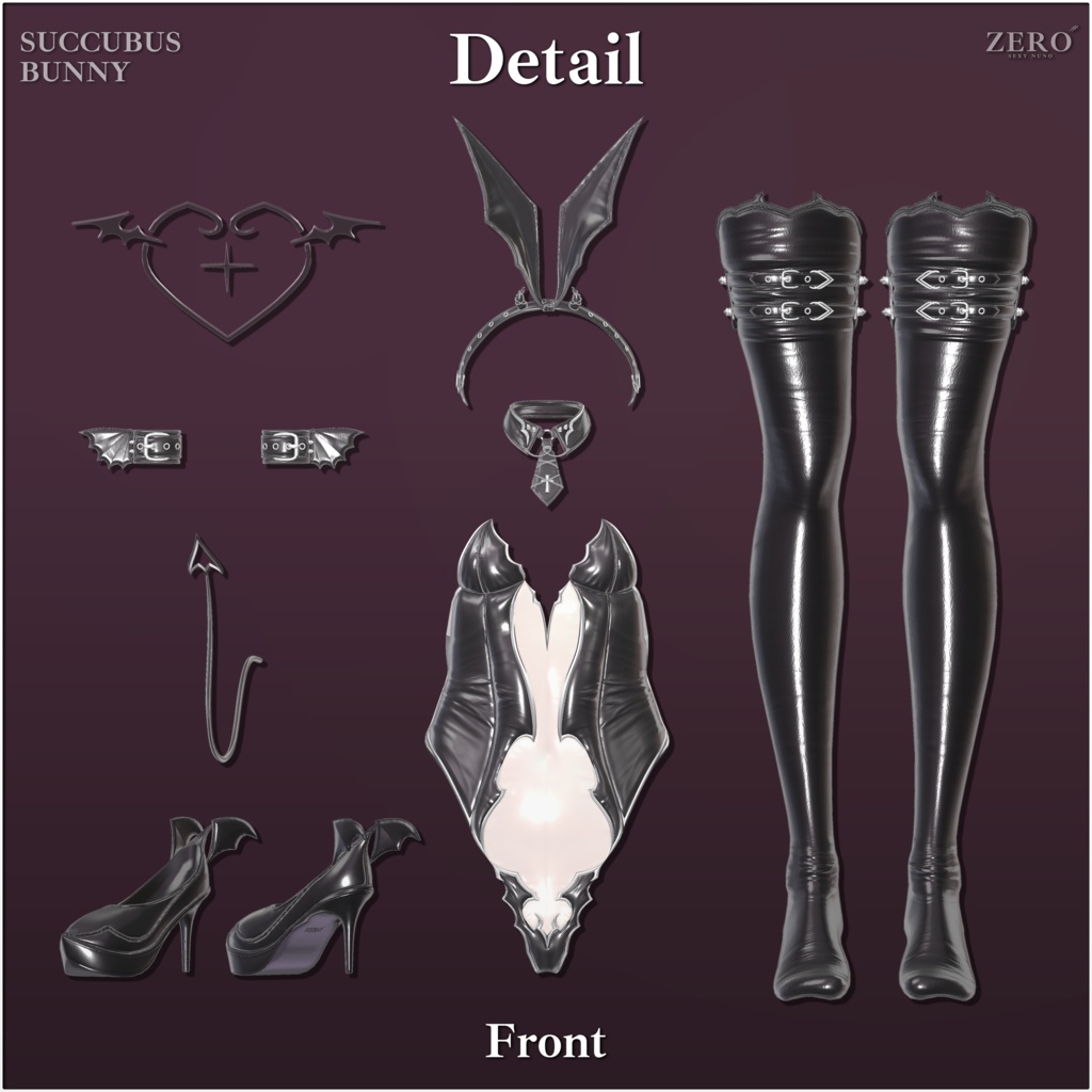 【Succubus Bunny】 4-Avatars