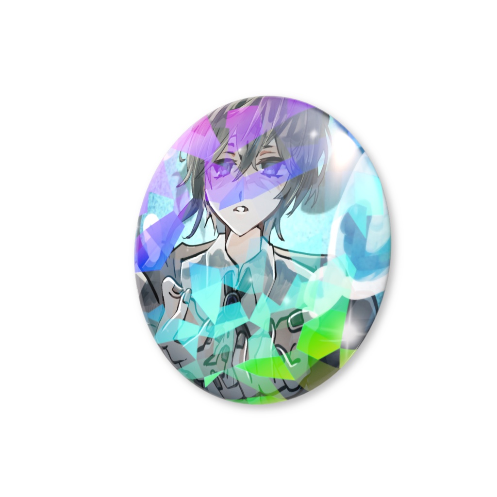 ホログラムLepus缶バッチ