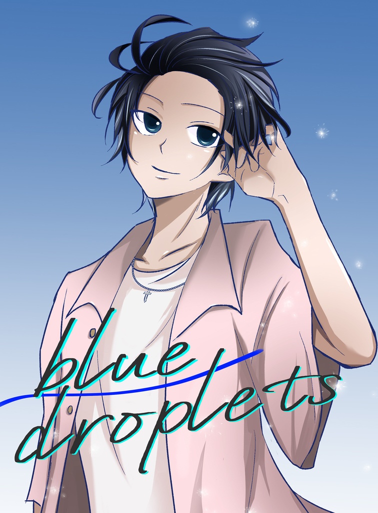 blue droplets