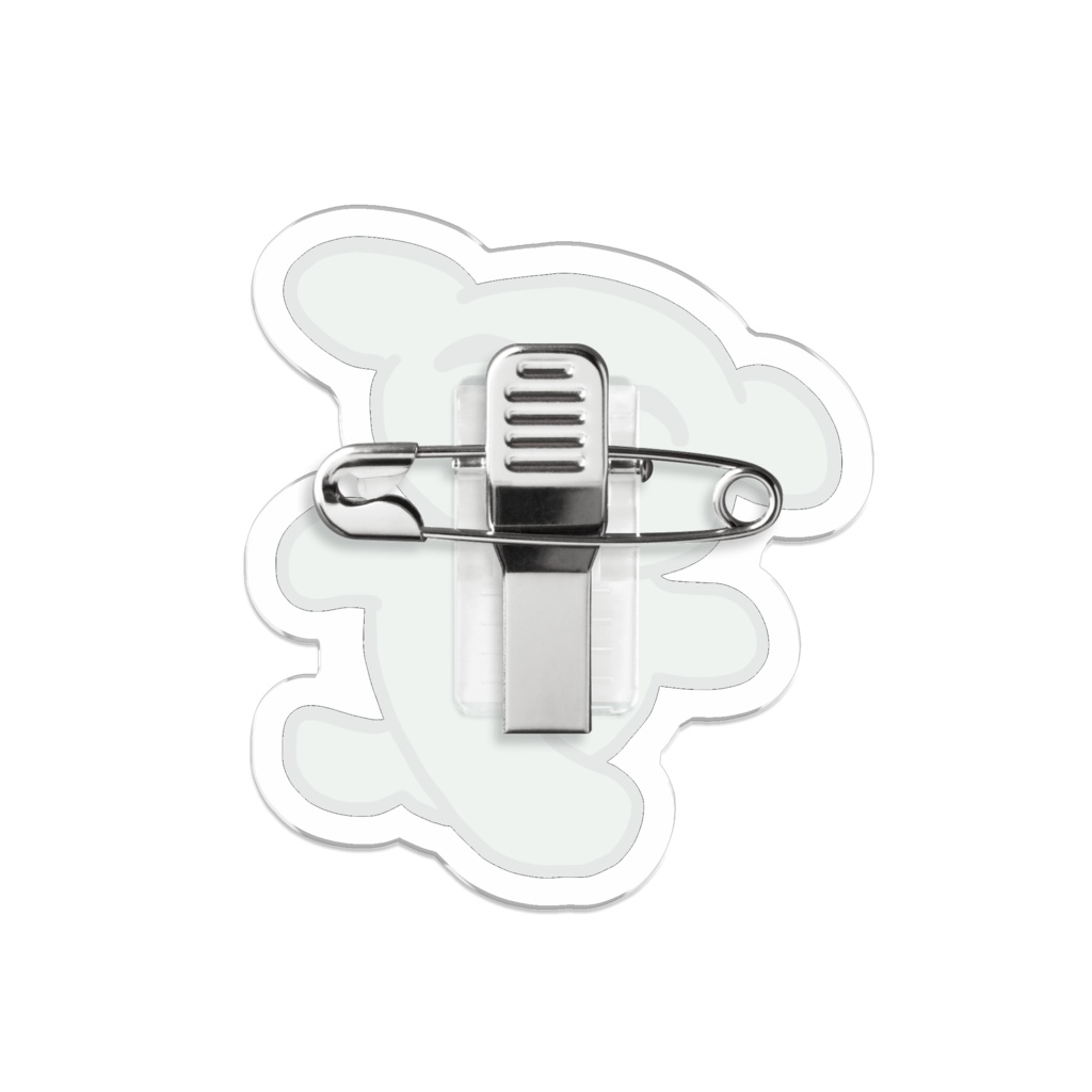 犬アクリルバッジ