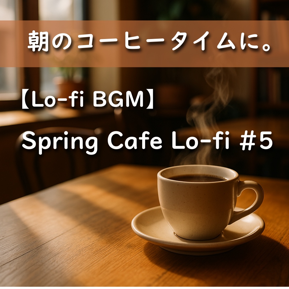 ☕【Lo-fi BGM】Spring Cafe Lo-fi #5|朝のコーヒータイムに