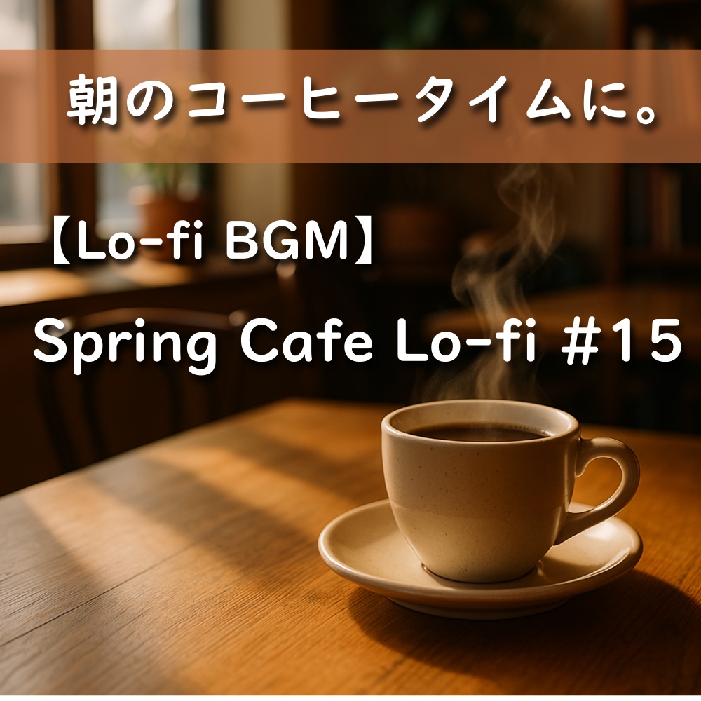☕【Lo-fi BGM】Spring Cafe Lo-fi #15|朝のコーヒータイムに