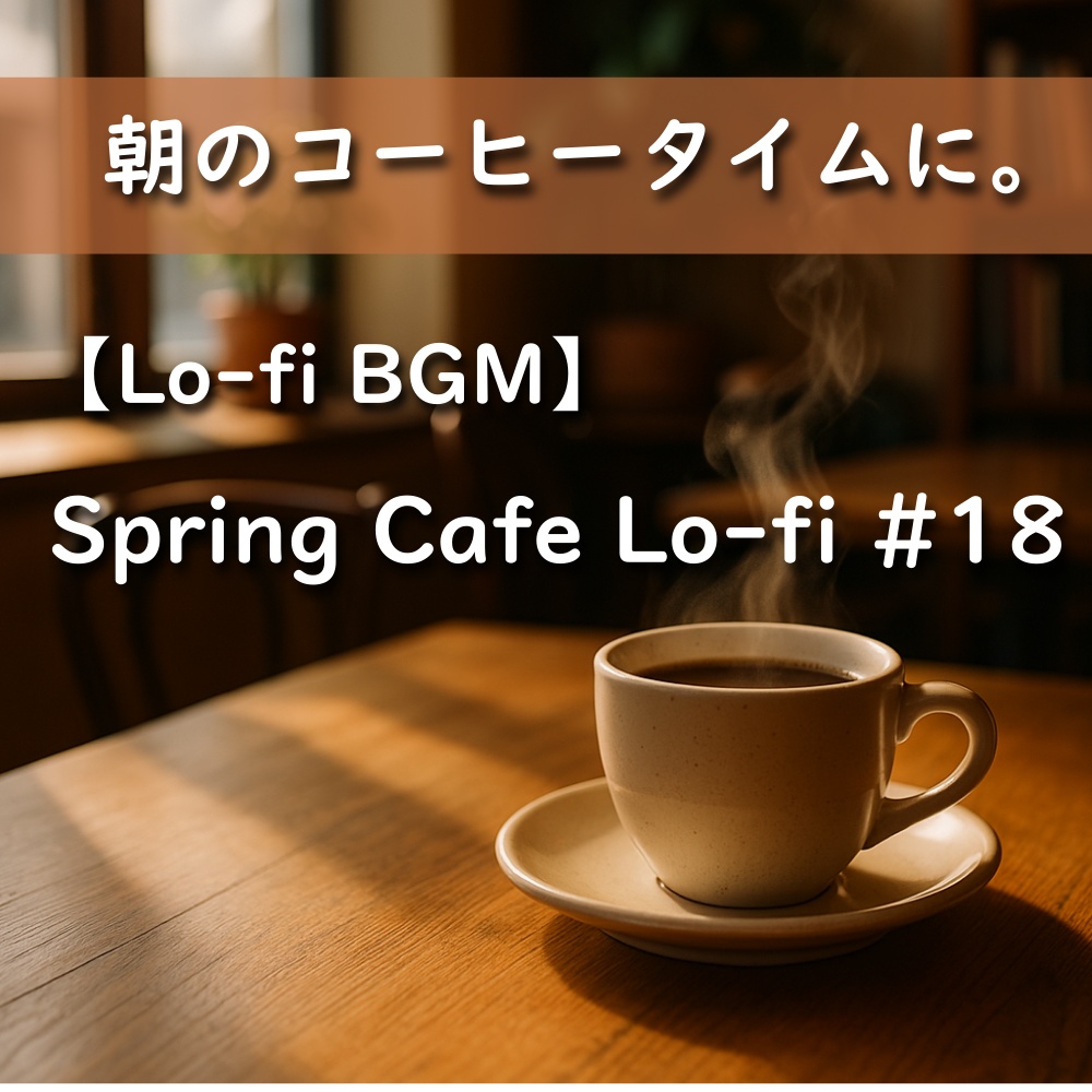 ☕【Lo-fi BGM】Spring Cafe Lo-fi #18|朝のコーヒータイムに