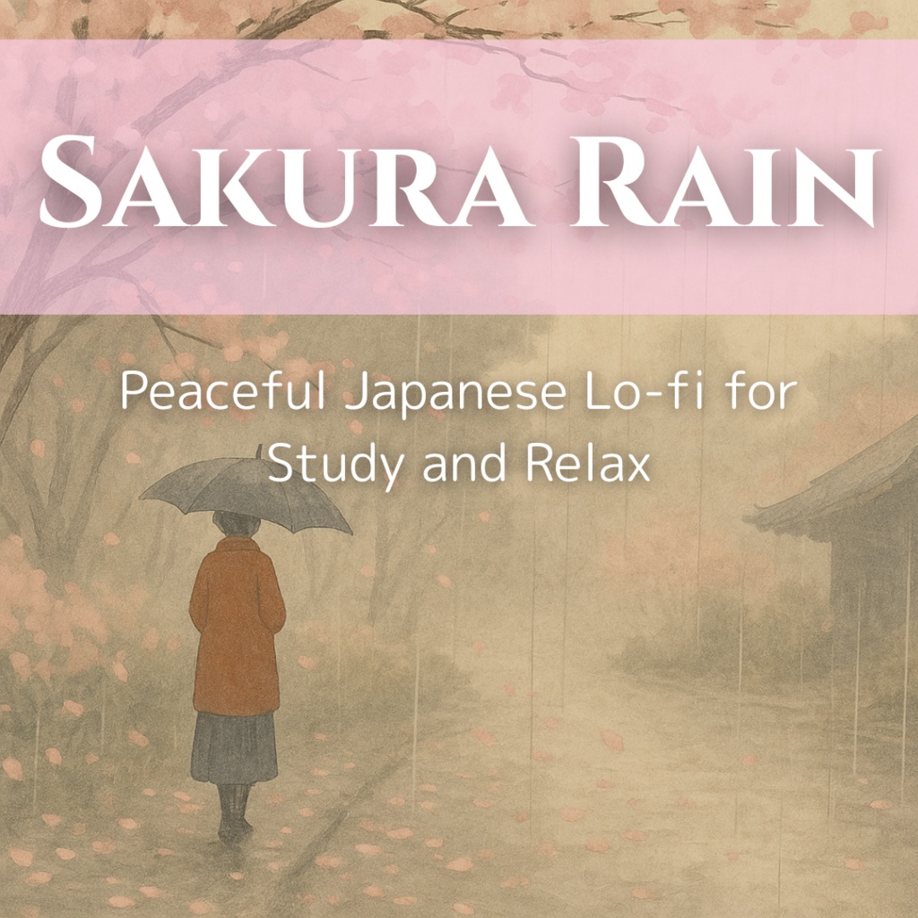 Sakura Rain｜Peaceful Japanese Lo-fi for Study and Relax