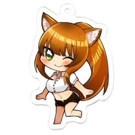 アクリルキーホルダー 50 x 50 (mm) feat.星乃カニ様