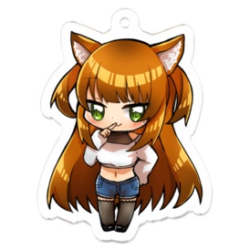 アクリルキーホルダー 50 x 50 (mm) feat.星乃カニ様