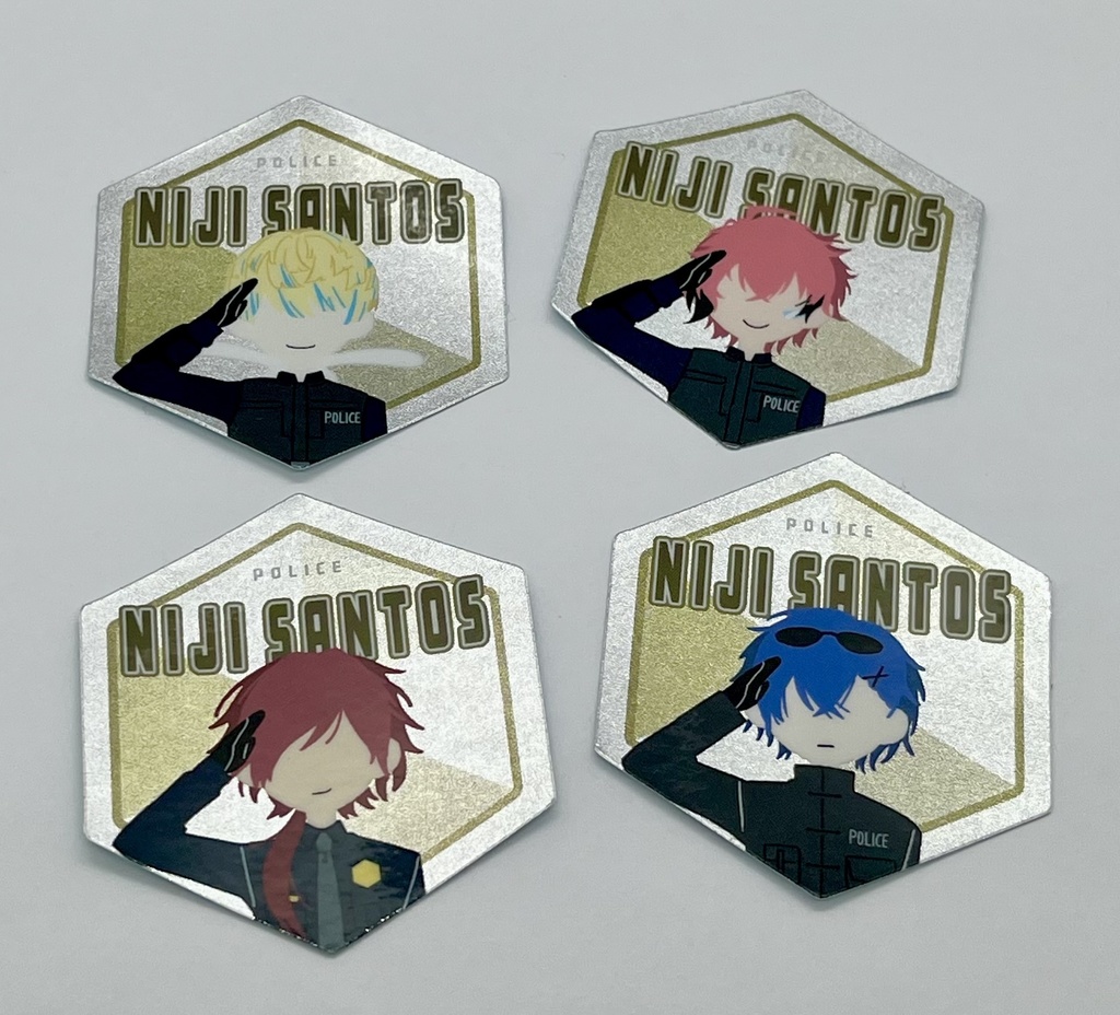【非公式】にじさんとすポリスステッカー