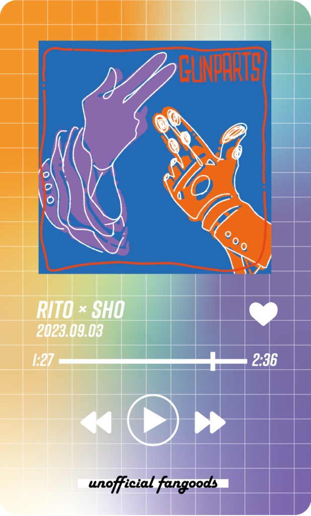 【非公式】歌みたモチーフクリアカード