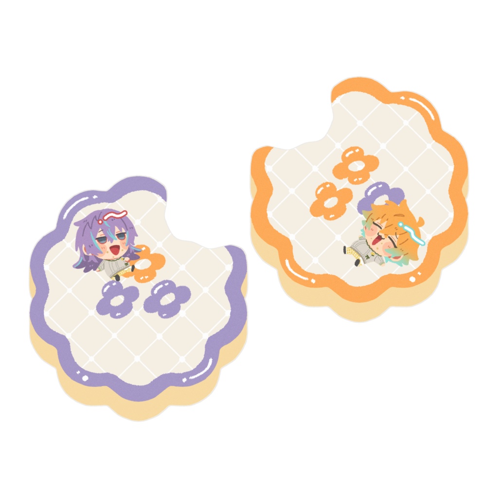 【非公式】まんぷくクッキーシール&ダイカットカードセット