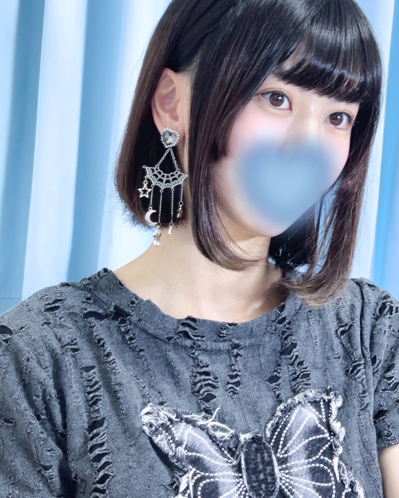 ハート ビジュー スパイダー 月 星 ハロウィン アクセサリー ゴスロリ