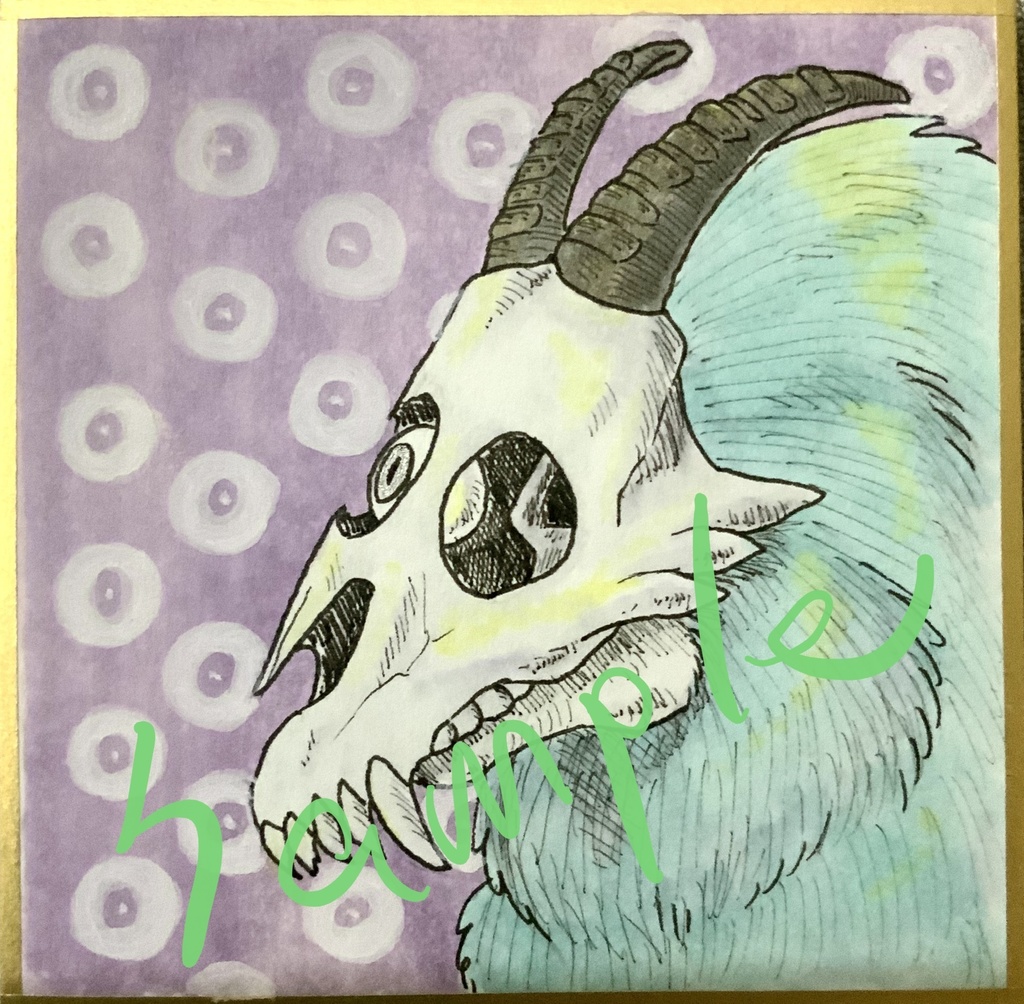 プチ色紙 死神