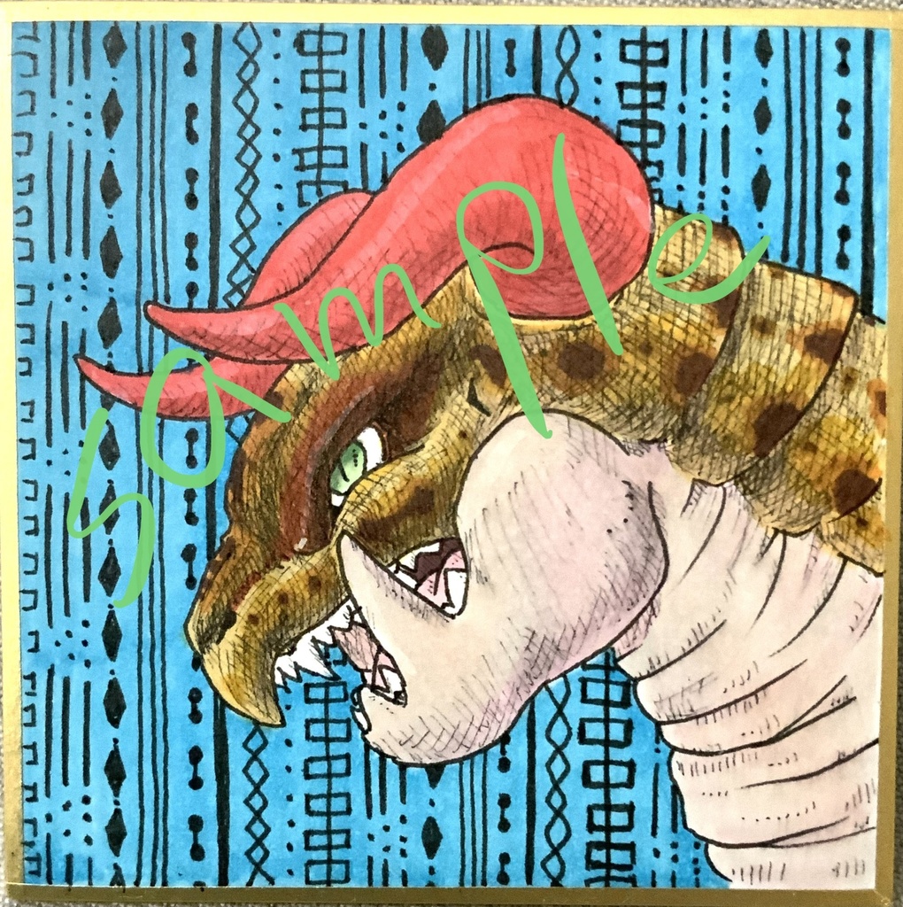プチ色紙 ベヒモス