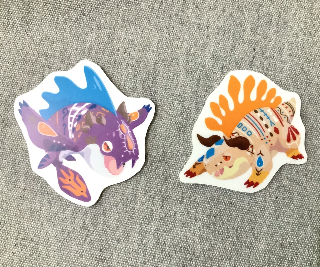 ステッカーセット 巨獣の幼獣