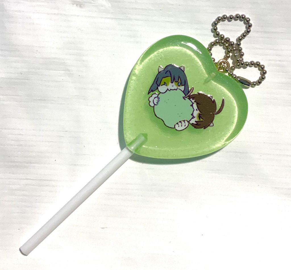 くわまつ ペロキャン風キーホルダー