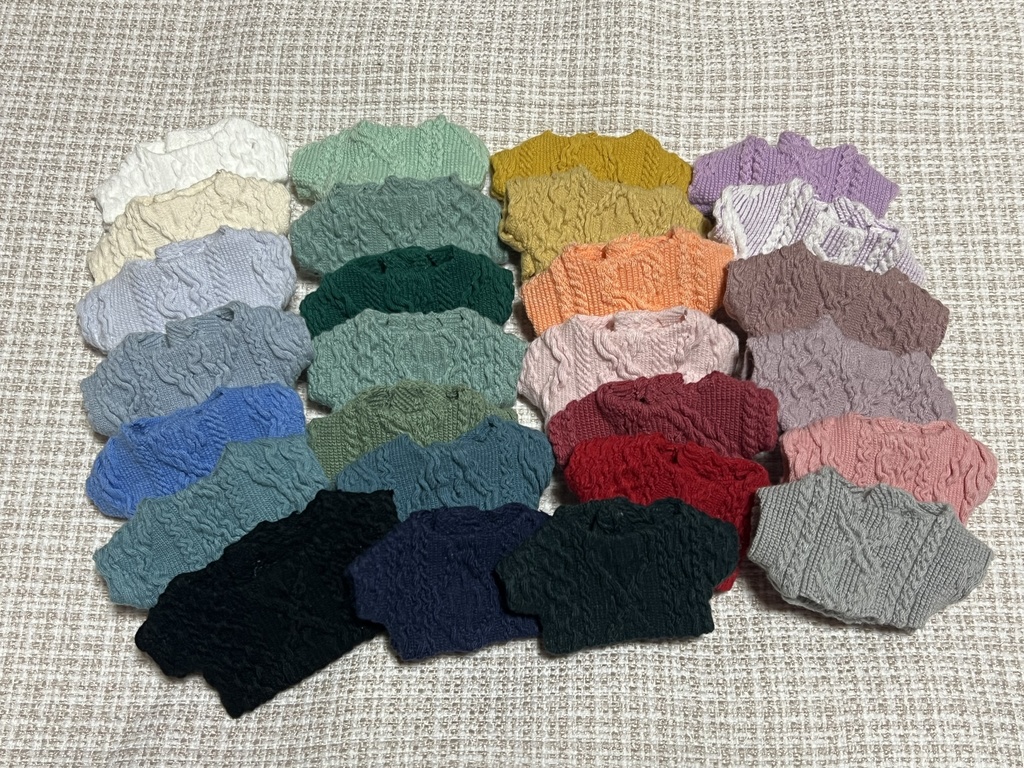 ぬい用ニットシャツ