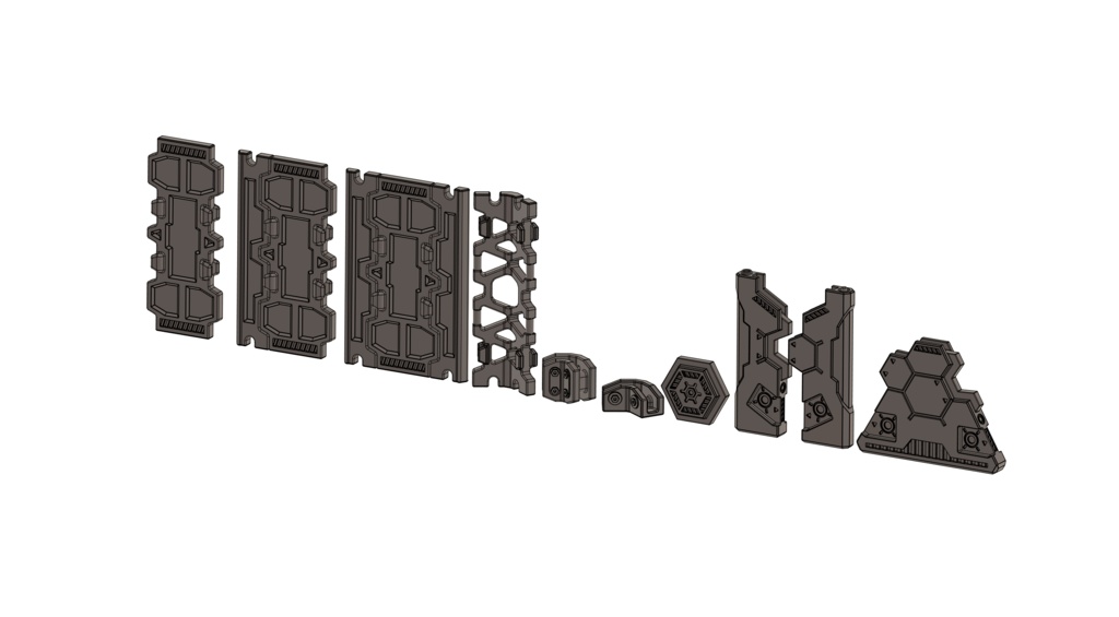 コンポジットベース 【光造形3Dプリンター向け、stlファイル形式、ノンスケール】