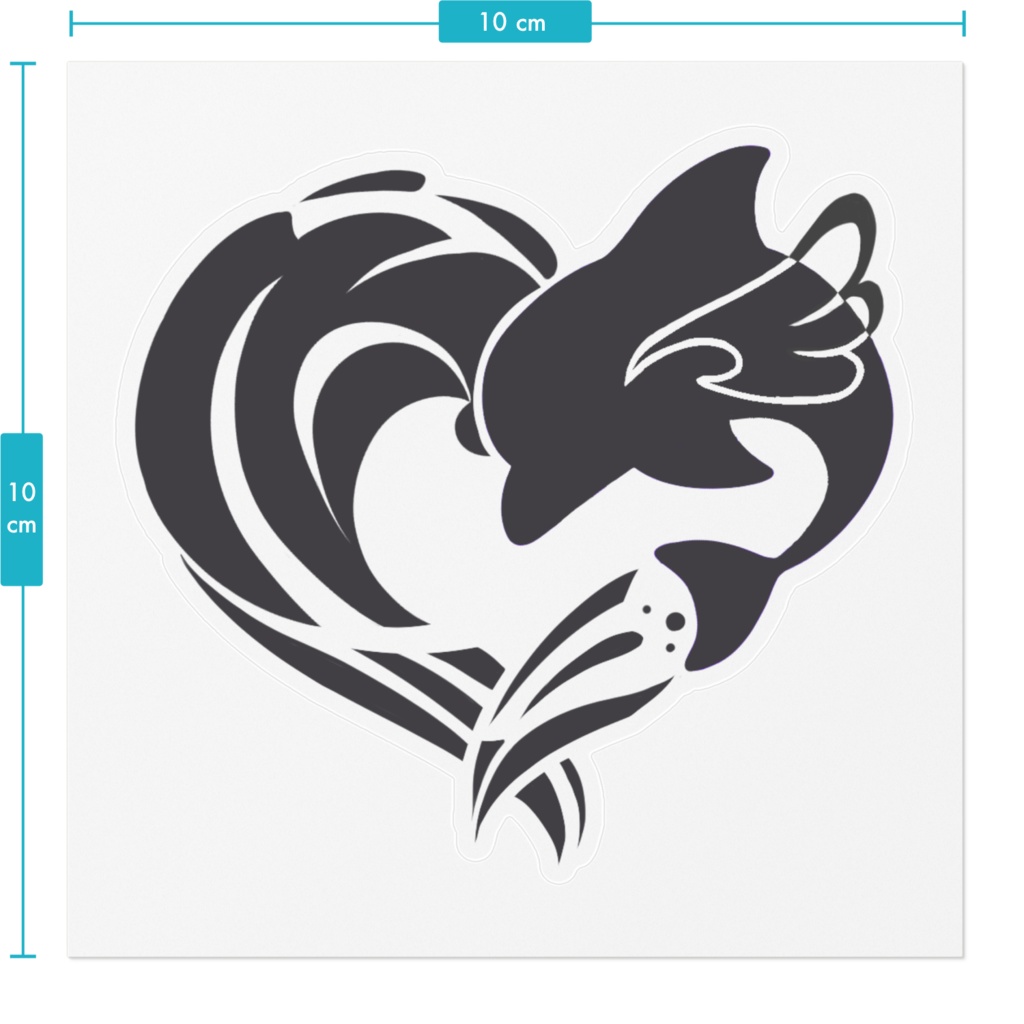 【隼海ひすい】オリジナルロゴステッカー