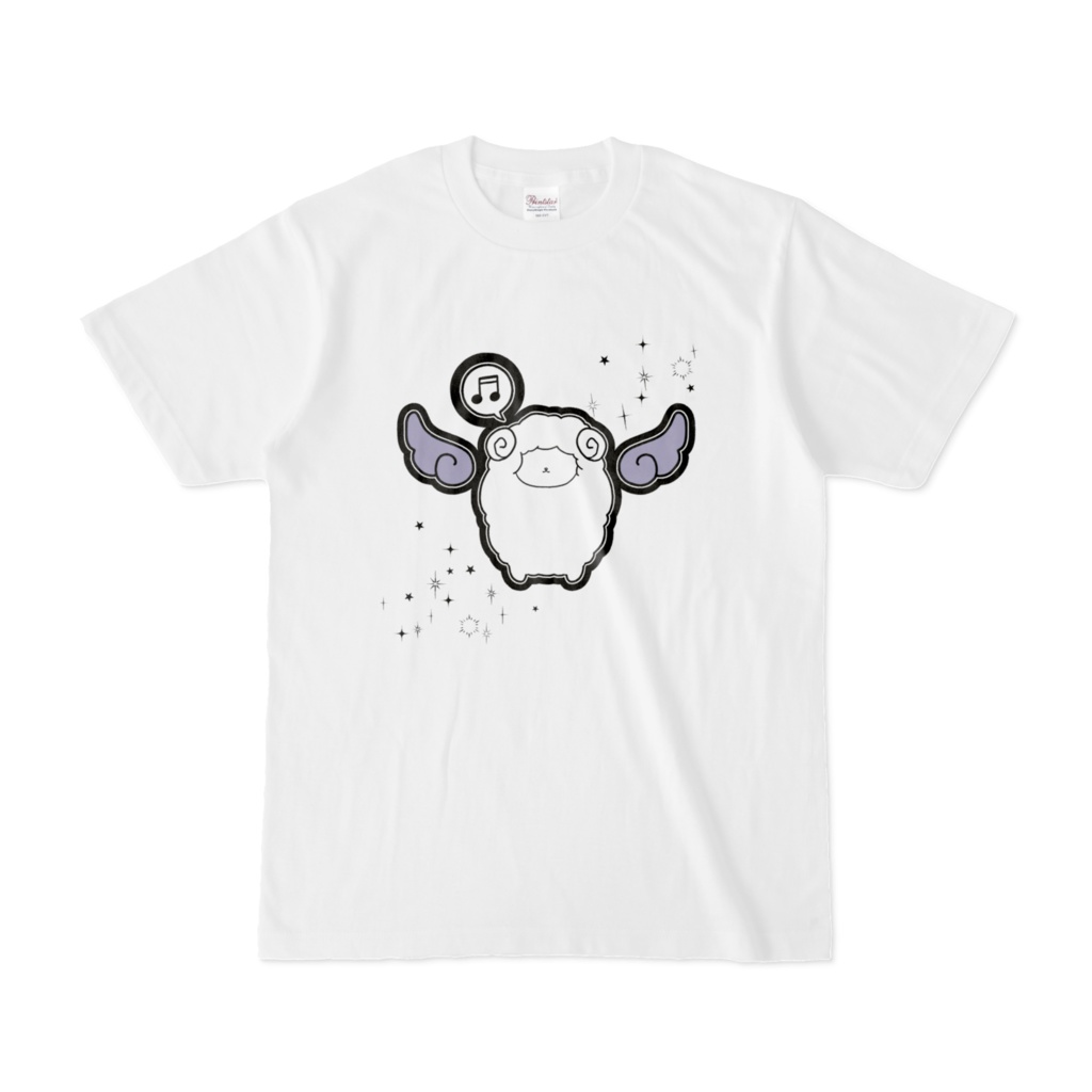 【隼海ひすい】仔ひつじ君Tシャツ 白い子バージョン