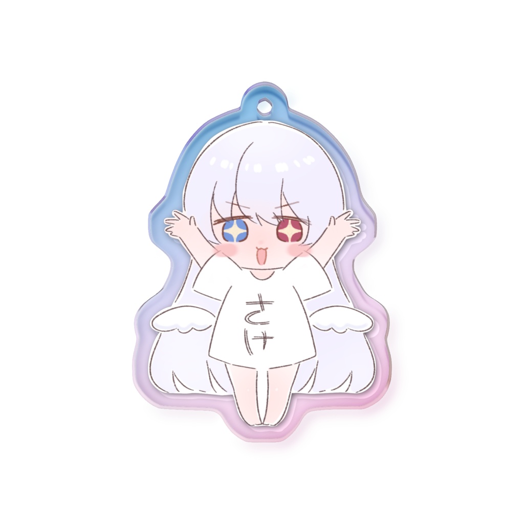 【隼海ひすい】乾杯センセーションVer. オーロラアクリルキーホルダー