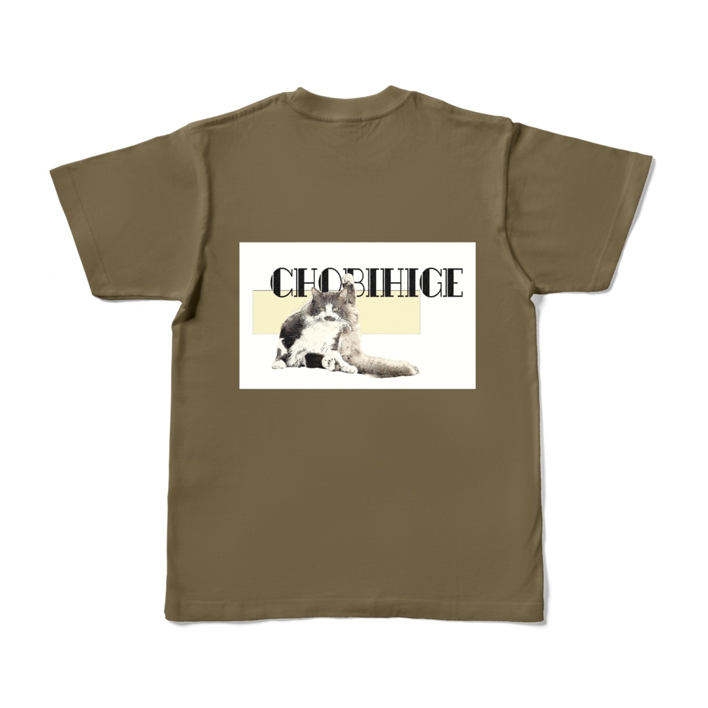 CHOBIHIGE CAT Tシャツno.4