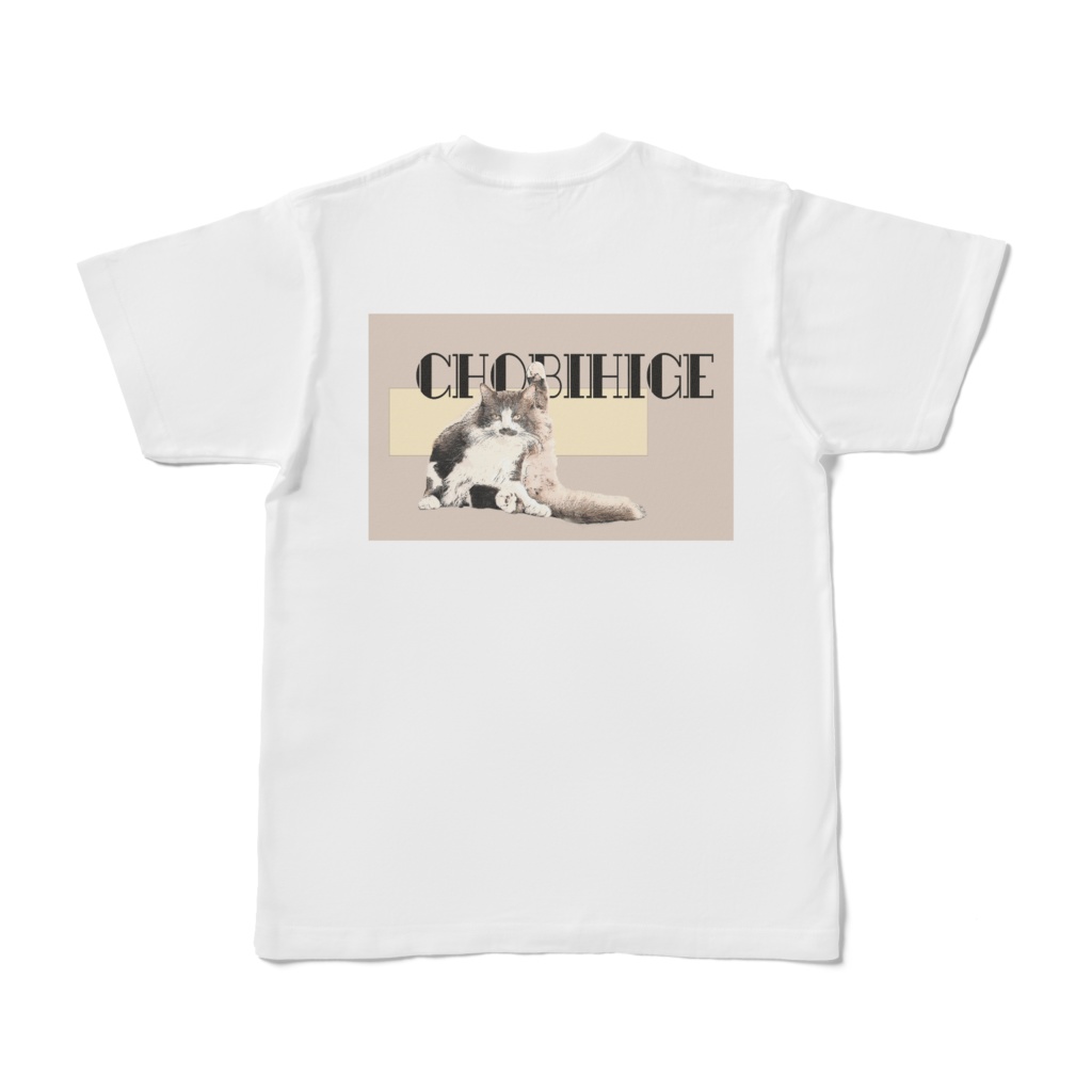 CHOBIHIGE CAT Tシャツno.9