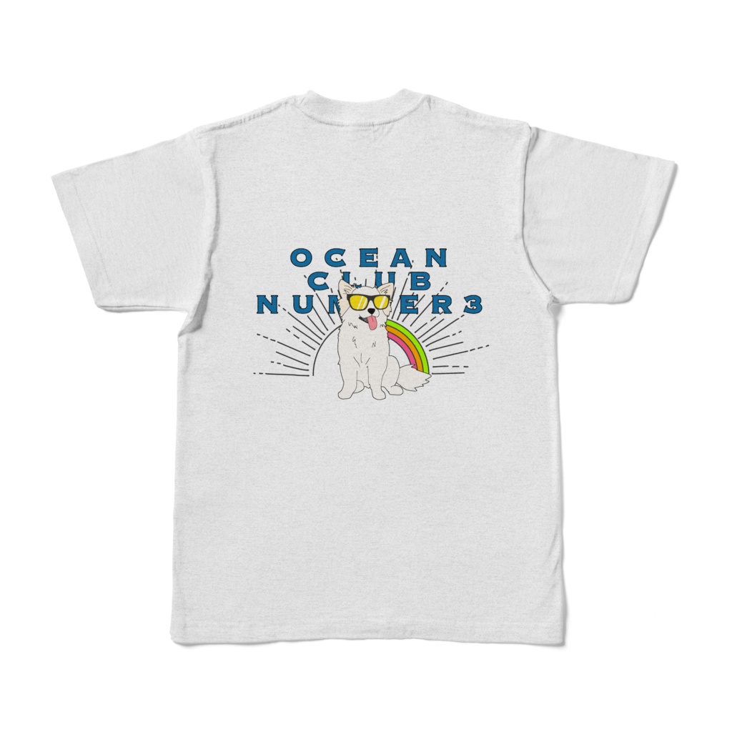 MOKA DOG Tシャツ no.2(背面プリント)