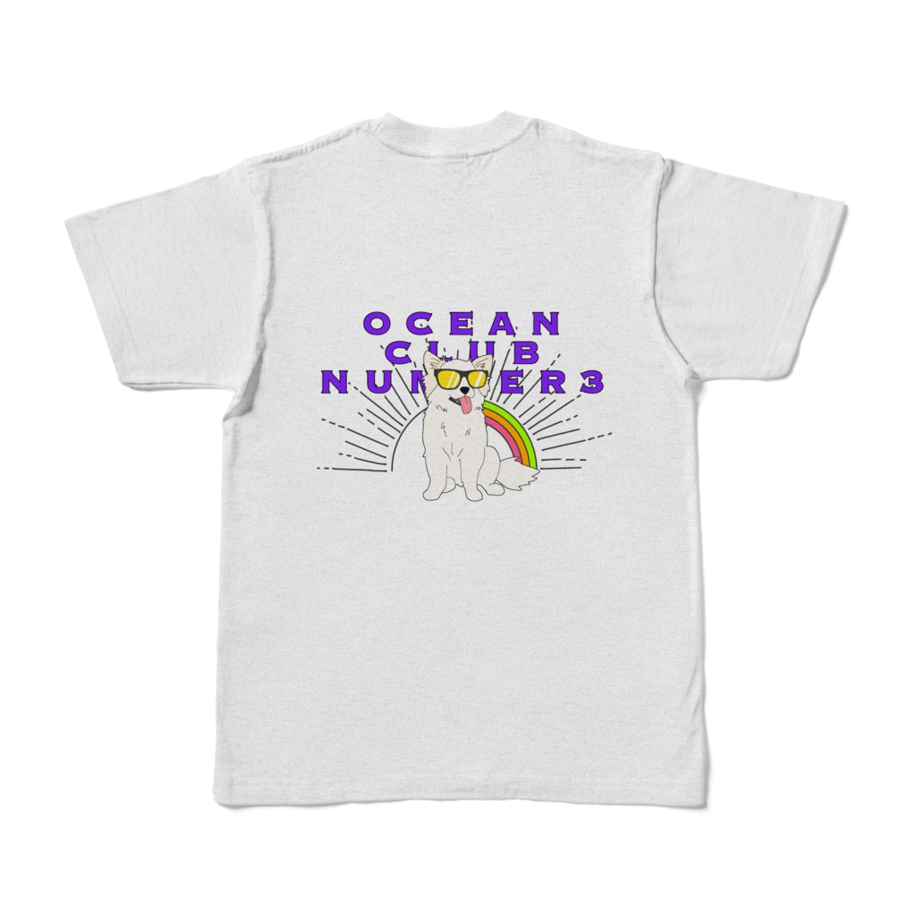 MOKA DOG Tシャツ no.4(背面プリント)