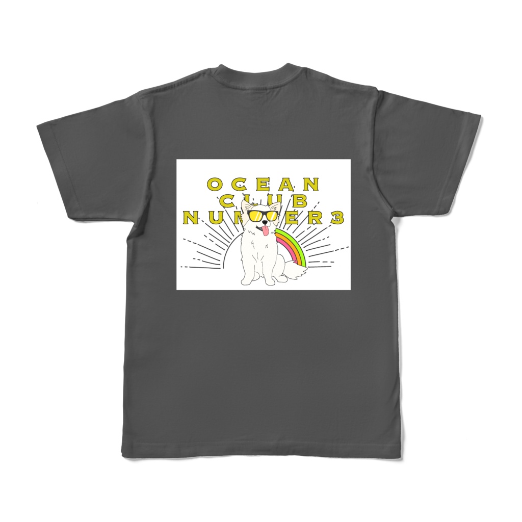 MOKA DOG Tシャツ no.5(背面プリント)