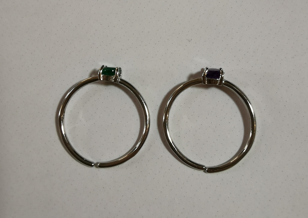 少尉・軍曹イメージ天然石リング