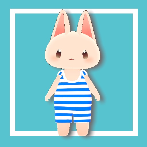 【VRChat想定】 グレコ水着 【しろもち専用】