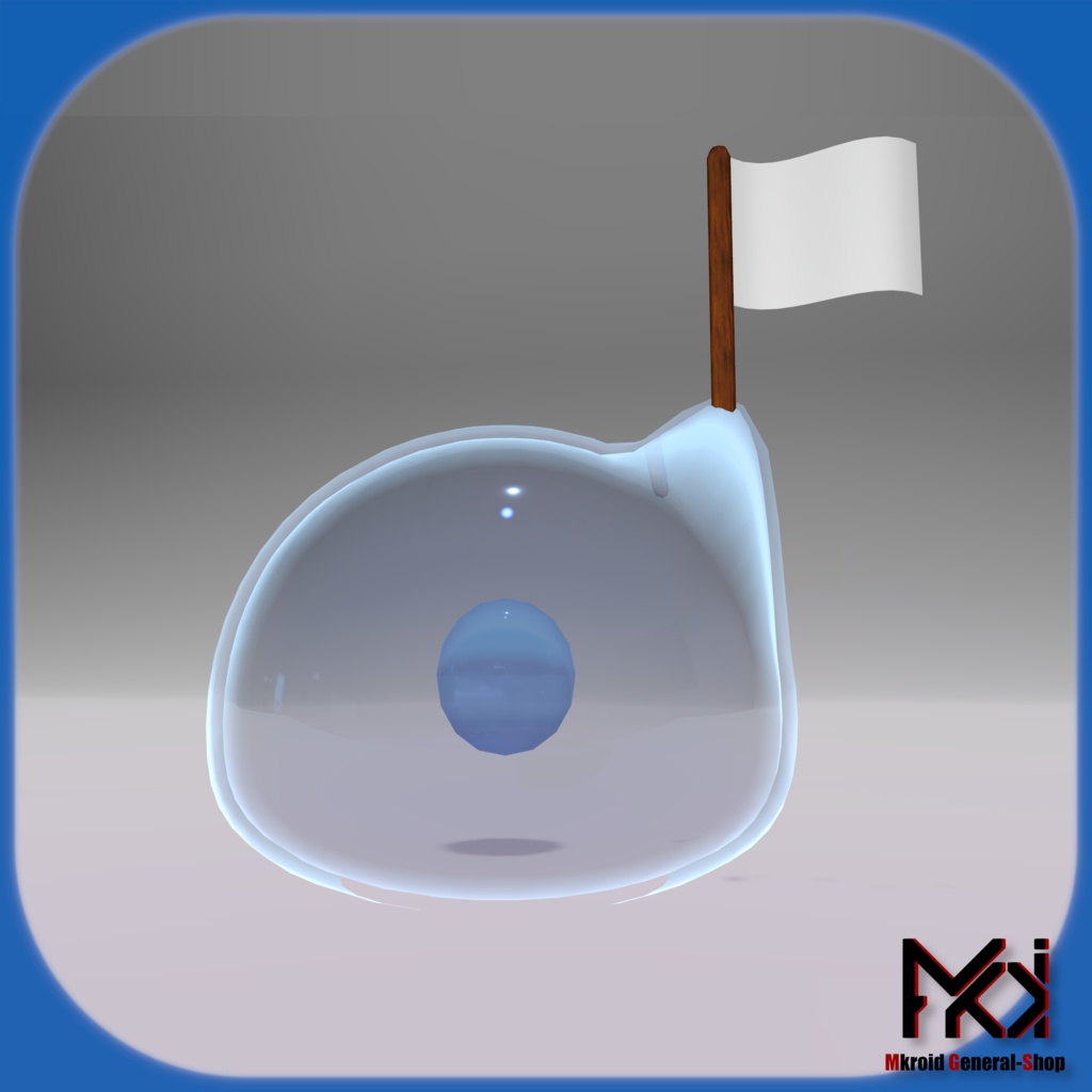【VRChat想定】ぽよぽよすらいむ【3Dモデル】