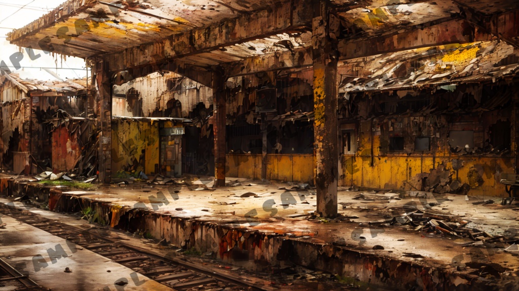 【背景画像】寂しげな幻想風景 5種