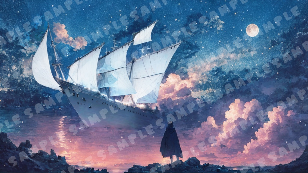 【背景画像】寂しげな幻想風景 5種