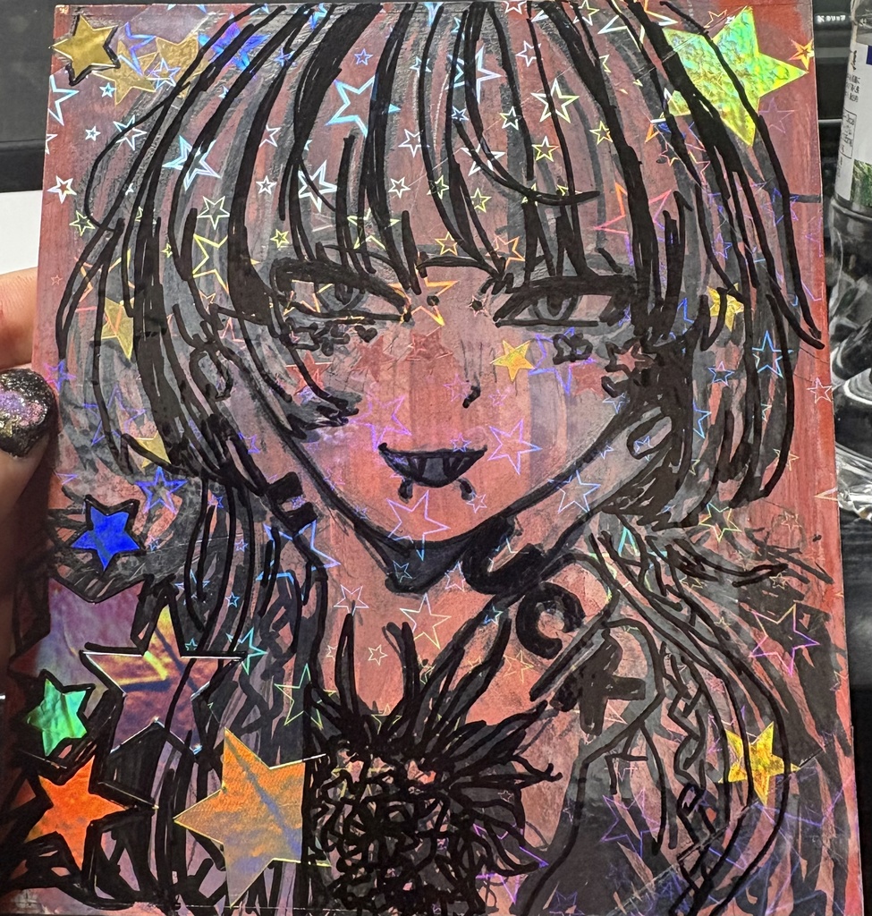 ミニ色紙 オリジナル17 ☆ホログラム加工