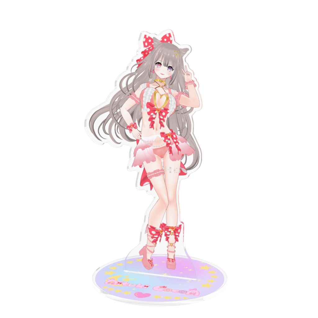 《愛月ここあ》Pink ver.アクリルスタンド(Pink ver. Acrylic Display Stand.)《AitukiCocoa》