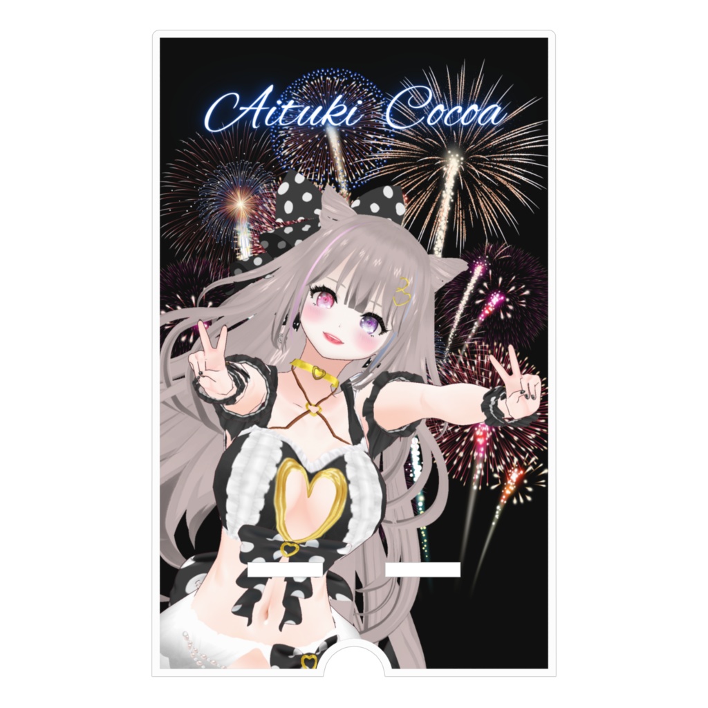 《愛月ここあ》花火ver.アクリルスマホスタンド(HANABI ver.Acrylic SmartPhone Stand)