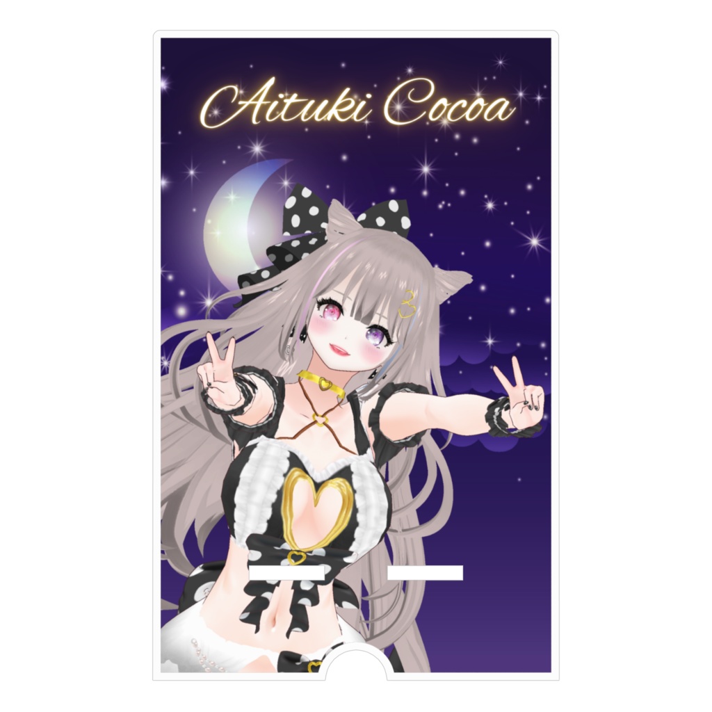 《愛月ここあ》お月様ver.アクリルスマホスタンド(Moon ver.Acrylic Smart Phone Stand)