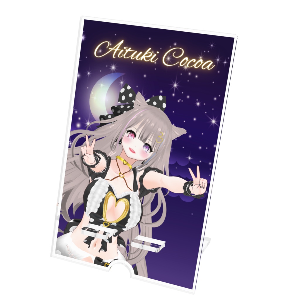 《愛月ここあ》お月様ver.アクリルスマホスタンド(Moon ver.Acrylic Smart Phone Stand)