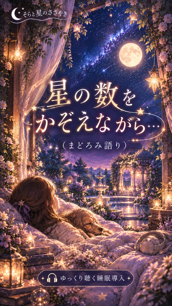 【完全生音/ささやき/ASMR】〜星の数を数えながら〜【睡眠導入・朗読ボイス】