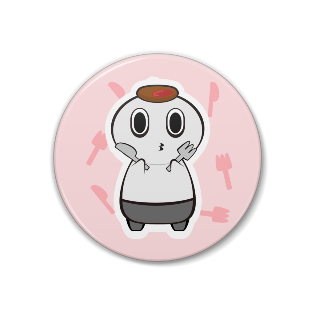 【缶バッジ】はんばぁぐ