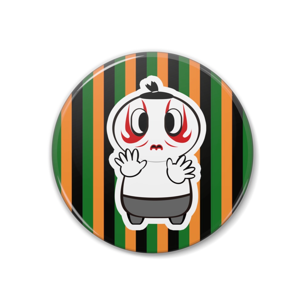 【缶バッジ】かぶきたま