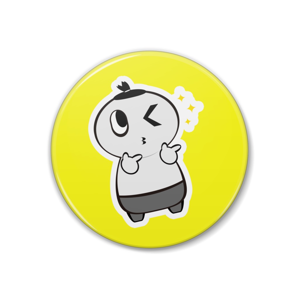 【缶バッジ】はっぴーたま