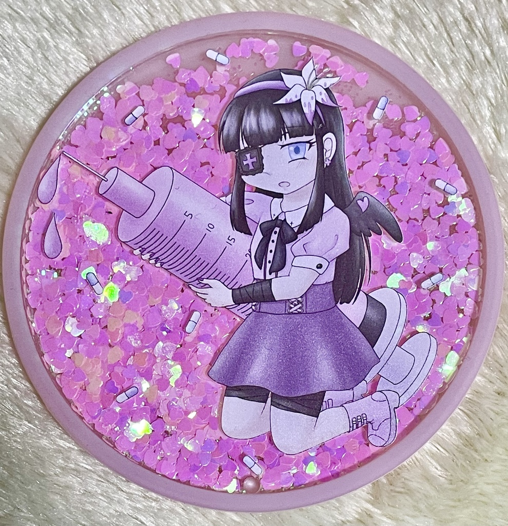 加奈子ちゃんコースター(グリッター)