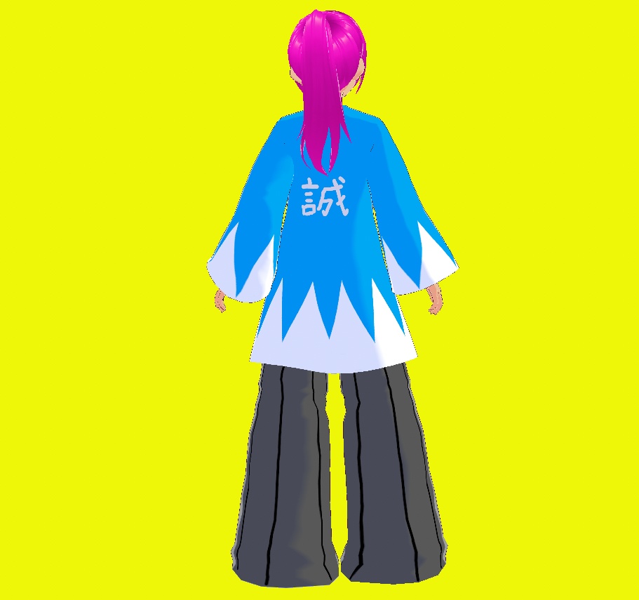 新撰組副長土方歳三レディースvrmアバター・テクスチャVroid用